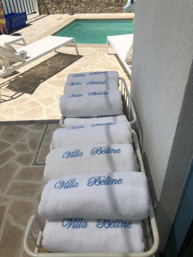 Villa Beline Direct Aan Zee, Verwarmd Zwembad En Sauna 트리바느-크루슈치차 외부 사진